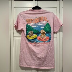 Simply southern puppy t shirt‎ size small GUC very light